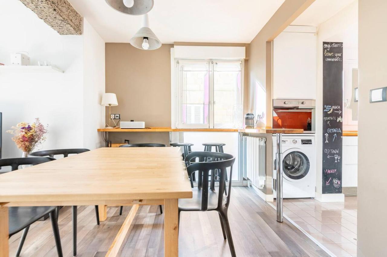 Ferienwohnung Piso En Zarauz Centro A 100M De La Playa Exterior foto